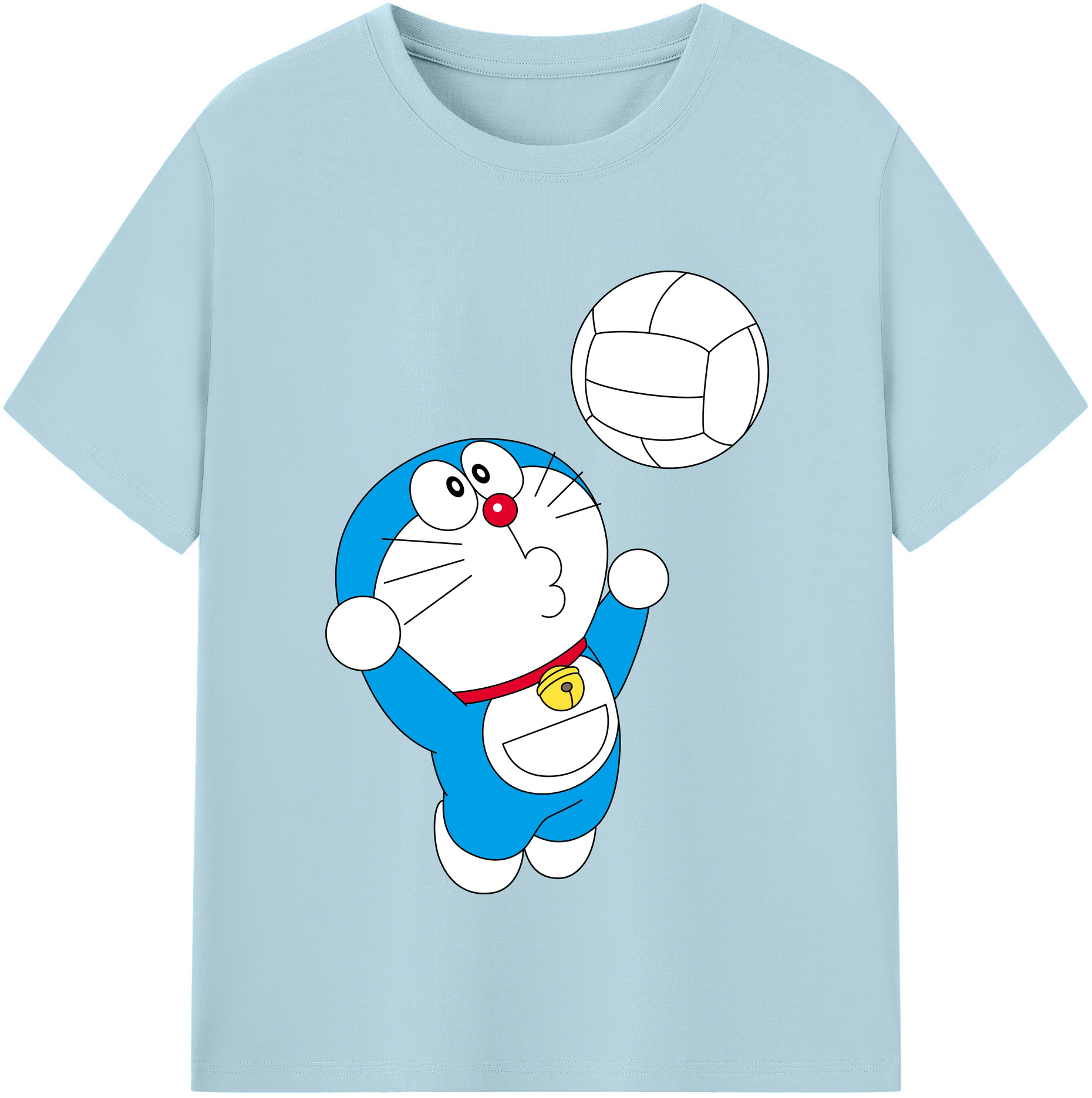 （画像用） ドラえもん Doraemon 綿100％半袖Tシャツ（フロントプリント）